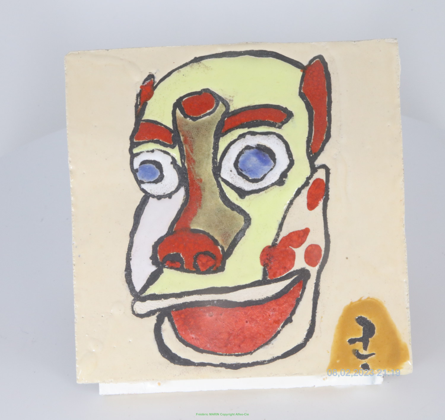 masque zoomorphe - asie - tibet